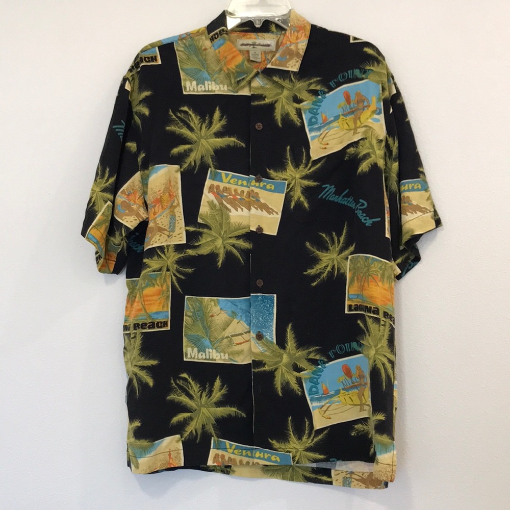 Tommy Bahama camp shirts (lot of 2) - Picture 5 of 7